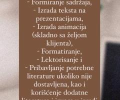 DIPLOMSKI, MASTER, SEMINARSKI, PREZNETACIJE - SVI FAKULTETI