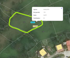 Zemljište površine 851 m2 - Osječić